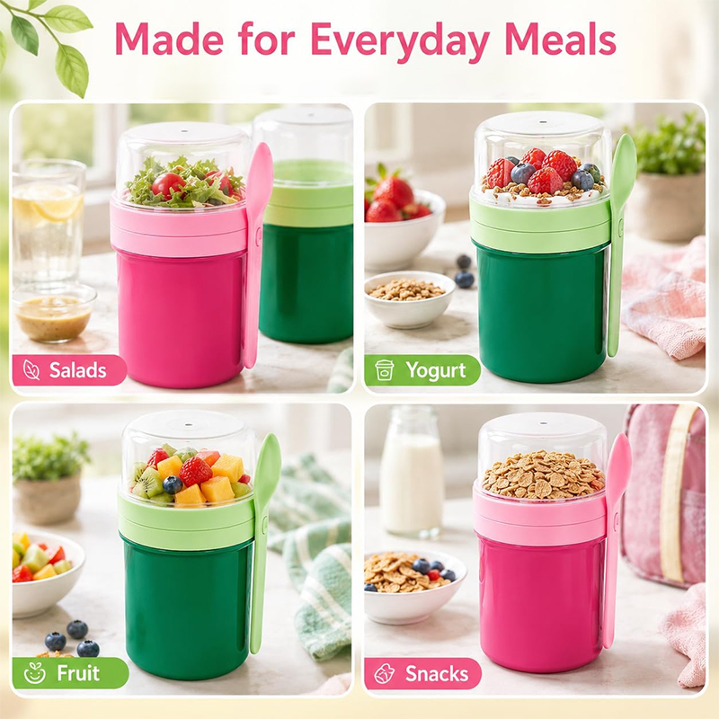 Gobelet portable double couche - Meal Prep Yogurt avis et prix