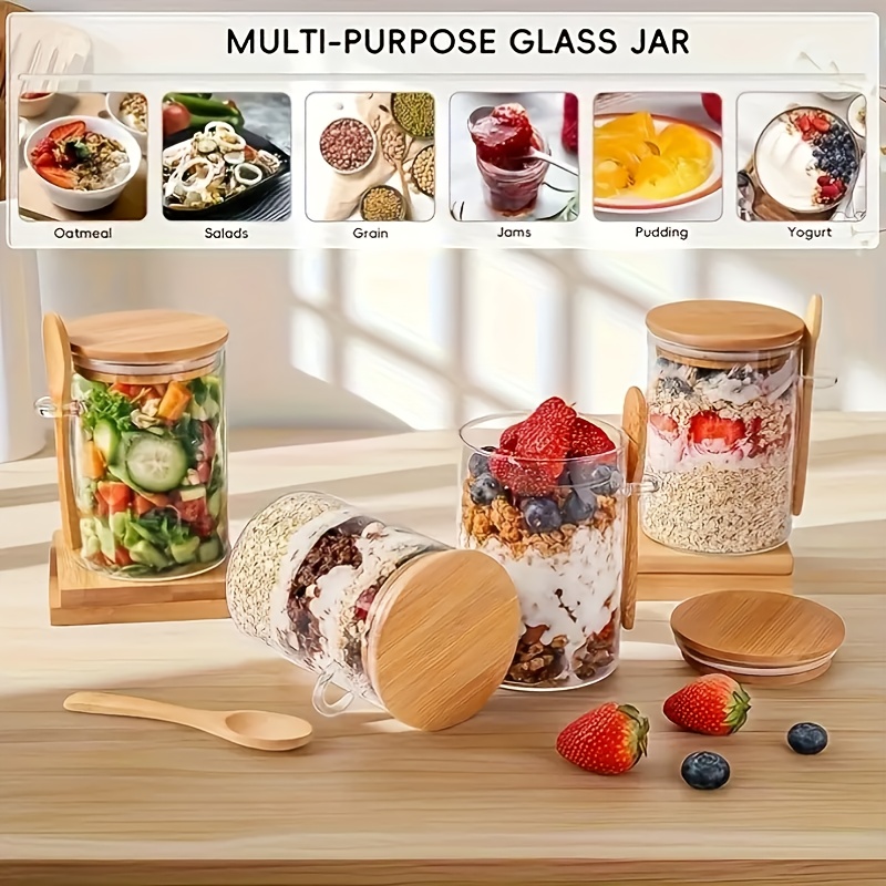 Ensemble de tasses en verre po - Meal Prep Yogurt avis et prix