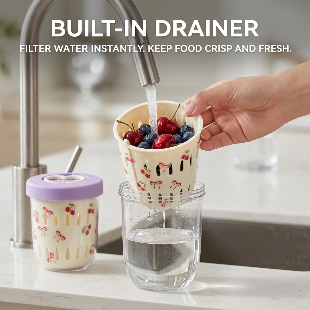 Boîte à salade en plastique av - Meal Prep Yogurt avis et prix