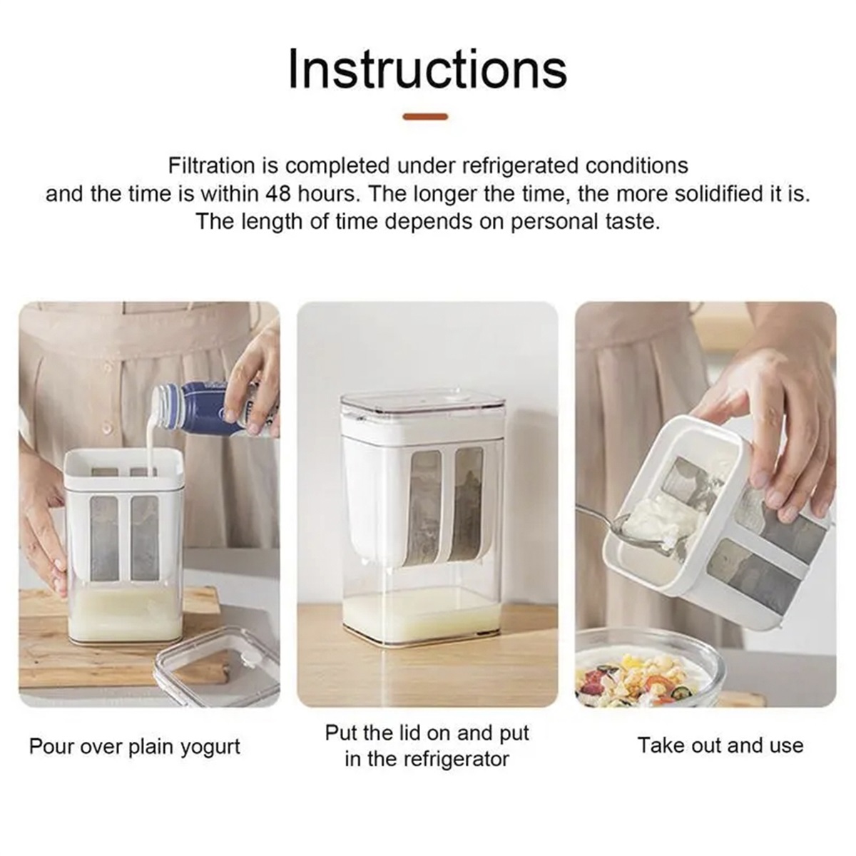 Filtre à yaourt et passoire al - Meal Prep Yogurt avis et prix