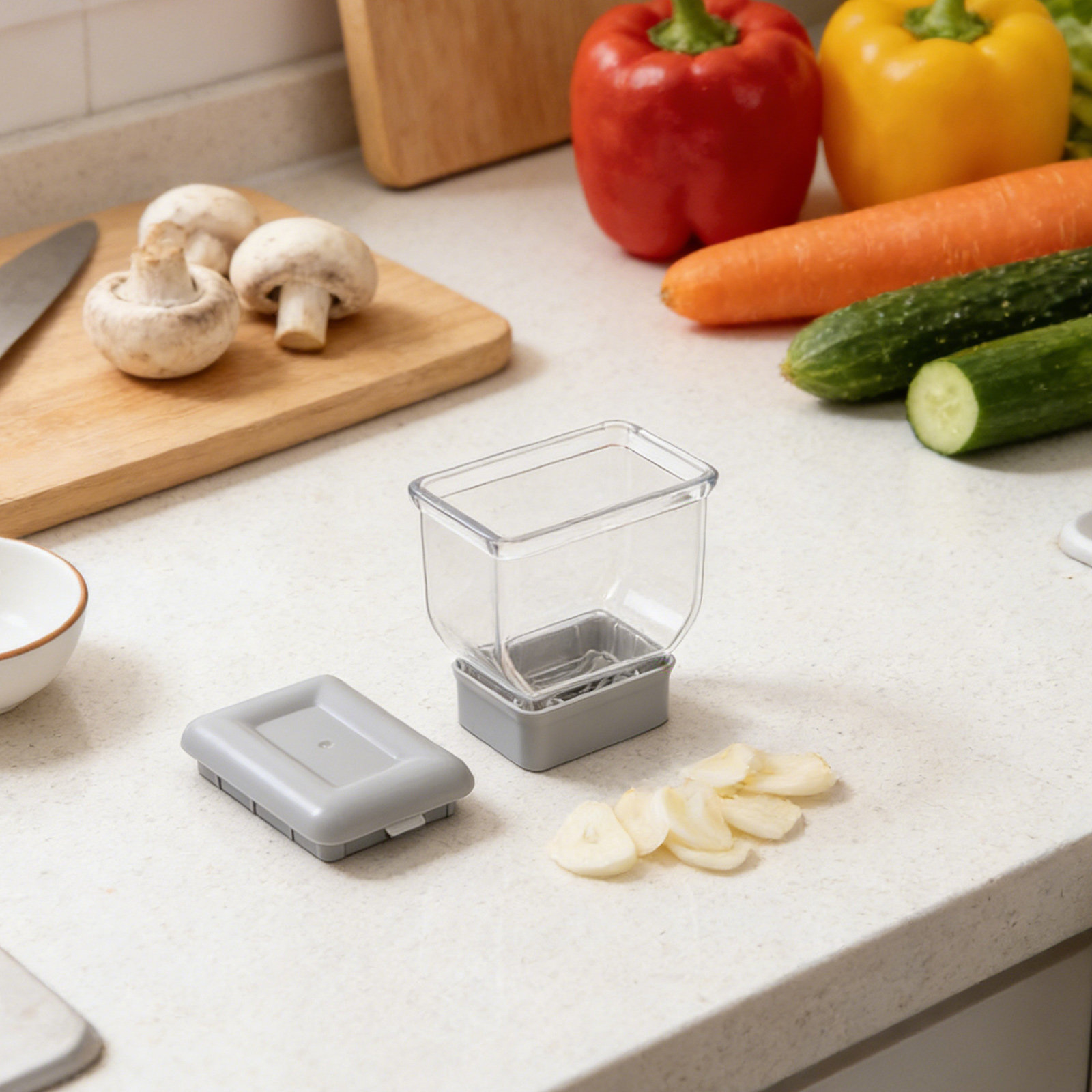 Mini hachoir à ail manuel, pre - Meal Prep Manual avis et prix